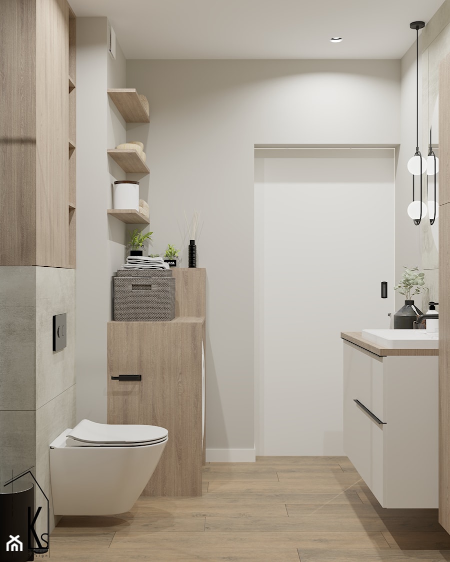 Projekt łazienki - Łazienka, styl tradycyjny - zdjęcie od KS Studio Design