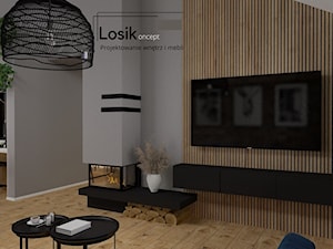 Salon, Ścianka TV - zdjęcie od Losik Koncept