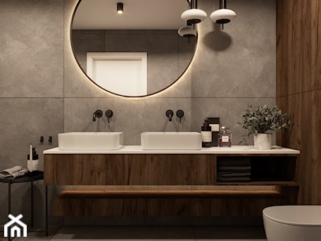 Aranżacje wnętrz - Łazienka: Classic Gray - gotowe projekty łazienek - Omuko. Przeglądaj, dodawaj i zapisuj najlepsze zdjęcia, pomysły i inspiracje designerskie. W bazie mamy już prawie milion fotografii!