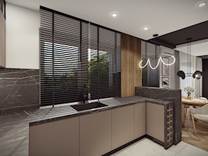 Mieszkanie Rzeszów - Kuchnia, styl minimalistyczny - zdjęcie od HEXA Studio