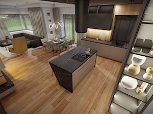Dom w Nisku - Kuchnia, styl nowoczesny - zdjęcie od HEXA Studio