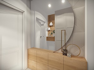 Mieszkanie Rzeszów - Hol / przedpokój, styl skandynawski - zdjęcie od HEXA Studio