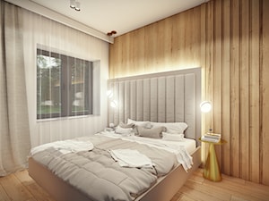 Dom w Nisku - Sypialnia, styl skandynawski - zdjęcie od HEXA Studio