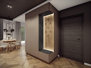 Mieszkanie Rzeszów - Hol / przedpokój, styl minimalistyczny - zdjęcie od HEXA Studio