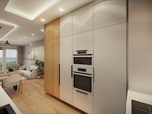 Mieszkanie Rzeszów, Apartamenty Zamkowe - Kuchnia, styl nowoczesny - zdjęcie od HEXA Studio