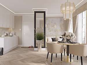 Apartament nad morzem-La Villa Residence - Salon, styl nowoczesny - zdjęcie od Projektowanie wnętrz Agnieszka Drońska