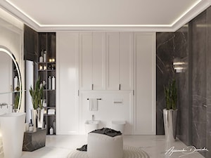 Łazienka-relaksująca przestrzeń - zdjęcie od Projektowanie wnętrz Agnieszka Drońska