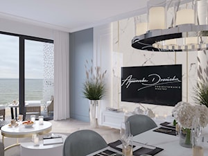 Projekt i aranżacja- apartament nad morzem - zdjęcie od Projektowanie wnętrz Agnieszka Drońska