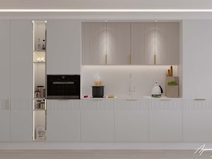 Aranżacja wnętrza nadmorskiego apartamentu-nowoczesna klasyka - zdjęcie od Projektowanie wnętrz Agnieszka Drońska