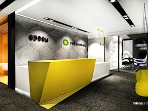 Biuro firmy FRESHMAIL i OPCOM - Wnętrza publiczne, styl nowoczesny - zdjęcie od mokaa architekci