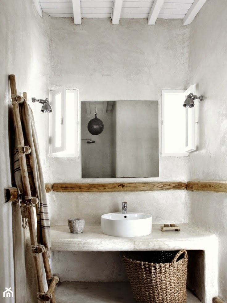 Łazienka, styl rustykalny - zdjęcie od DominikaWalczak