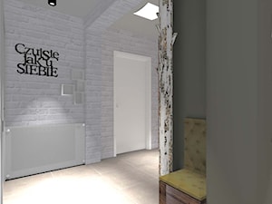 Projekt wnętrza nowoczesnego domu w Bydgoszczy - Hol / przedpokój, styl nowoczesny - zdjęcie od JLT DESIGN