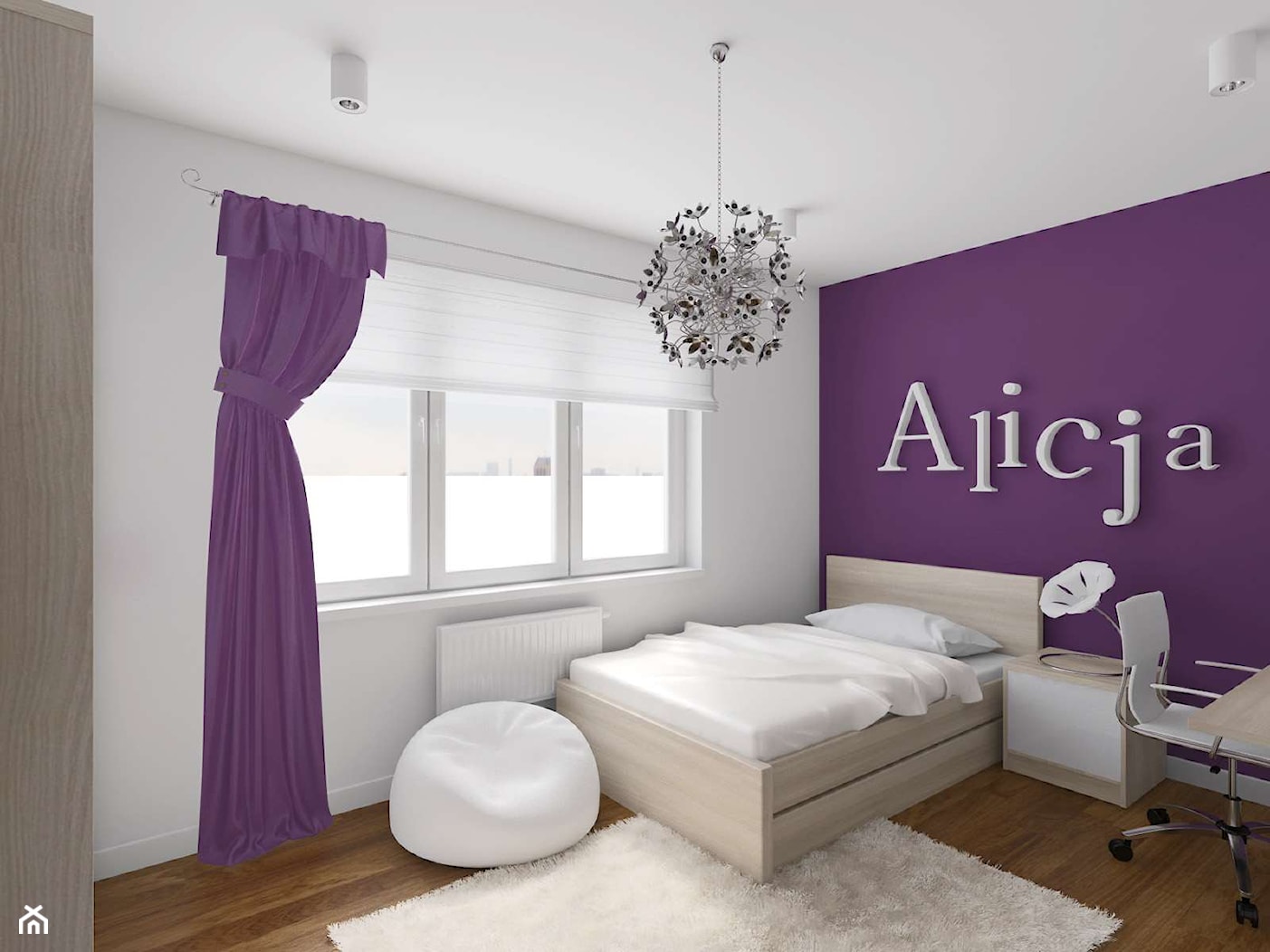 Sypialnia Alicji. - zdjęcie od JLT DESIGN - Homebook