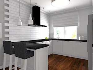 Projekt wnętrza domu na Glinkach - Kuchnia, styl glamour - zdjęcie od JLT DESIGN