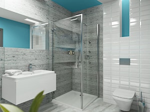 Nowoczesna łazienka w morskim stylu. - zdjęcie od JLT DESIGN