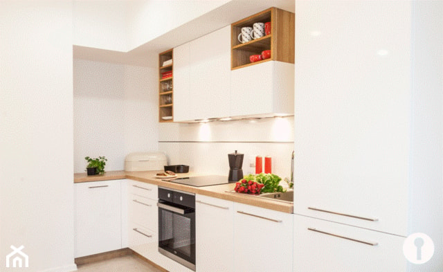 Kolorowe mieszkanie - Kuchnia - zdjęcie od Urządzamy Pod Klucz
