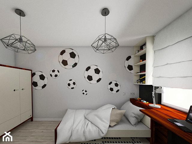 Sypialnia małego miłośnika piłki nożnej