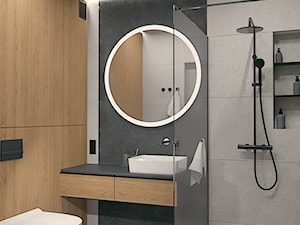 Nowoczesna łazienka w minimalistycznej odsłonie - zdjęcie od CUBICconcept