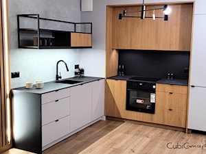 Meble kuchenne wykonane do nowoczesnego mieszkania w Warszawie - zdjęcie od CUBICconcept