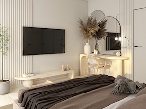 Drewniane elementy czy jasne, minimalistyczne dodatki nadają pomieszczeniu harmonii i poczucia porządku. - zdjęcie od CUBICconcept