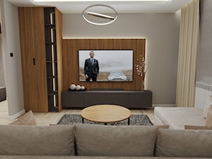 Nowoczesne mieszkanie – wersja jasna - Salon, styl nowoczesny - zdjęcie od PHU Krzemiński
