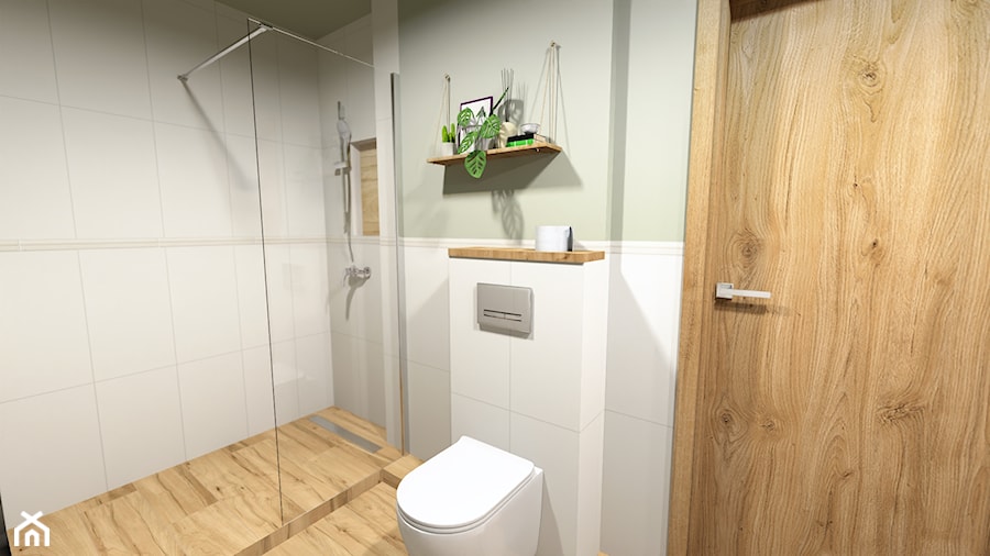 Dwie łazienki w zieleni - Łazienka, styl prowansalski - zdjęcie od PHU Krzemiński