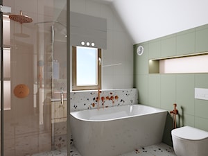 Kolorowa łazienka - Łazienka, styl nowoczesny - zdjęcie od PHU Krzemiński