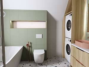 Kolorowa łazienka - Łazienka, styl nowoczesny - zdjęcie od PHU Krzemiński