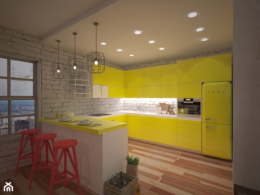 Mieszkanie_4 - Kuchnia, styl nowoczesny - zdjęcie od ana frasik