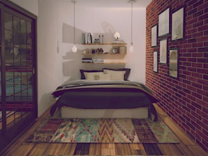 Mieszkanie - Mała sypialnia, styl minimalistyczny - zdjęcie od ana frasik