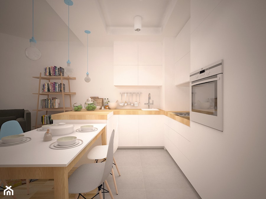 Mieszkanie_11 - Kuchnia, styl minimalistyczny - zdjęcie od ana frasik