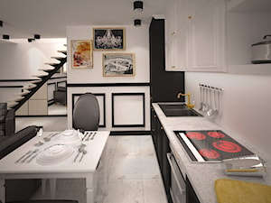 Mieszkanie_9 - Kuchnia, styl glamour - zdjęcie od ana frasik