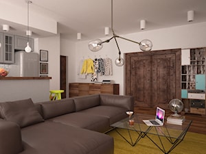Mieszkanie_6 - Salon, styl nowoczesny - zdjęcie od ana frasik