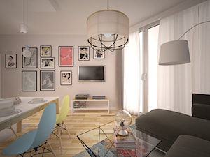 Mieszkanie_11 - Salon, styl minimalistyczny - zdjęcie od ana frasik