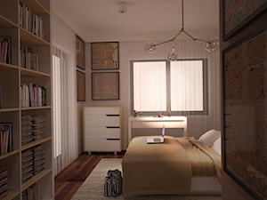 Sypialnia_4 - Sypialnia, styl minimalistyczny - zdjęcie od ana frasik