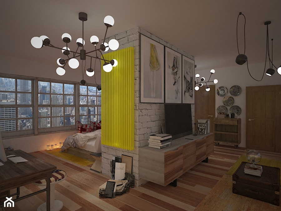 Mieszkanie_4 - Salon, styl nowoczesny - zdjęcie od ana frasik