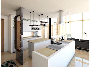 JEZIORAK_kompleksowy projekt domu i wnętrz - Kuchnia, styl nowoczesny - zdjęcie od PUFF