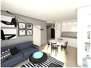 WARSZAWA_mieszkanie dla singielki - Kuchnia, styl nowoczesny - zdjęcie od PUFF