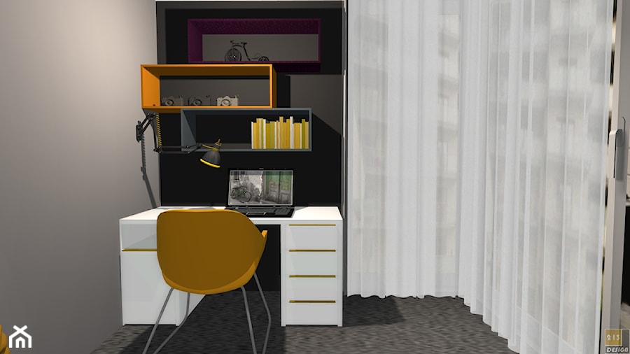 Mieszkanie Wiślane Tarasy - Pokój dziecka, styl nowoczesny - zdjęcie od 213design