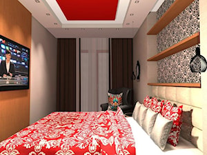 sypialnia z elementami łowickimi - zdjęcie od 213design