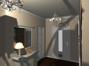 Dom w Cholerzynie - Hol / przedpokój, styl prowansalski - zdjęcie od 213design
