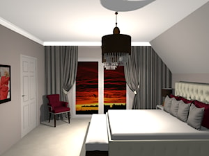 Dom w Cholerzynie - Sypialnia, styl prowansalski - zdjęcie od 213design