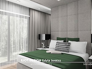DOM CZECHOWICE-DZ. - Sypialnia, styl nowoczesny - zdjęcie od EJOT DESIGN Edyta Jonkisz