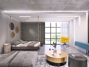 Modern bedroom. Very good lighting - zdjęcie od Julia Zielińska