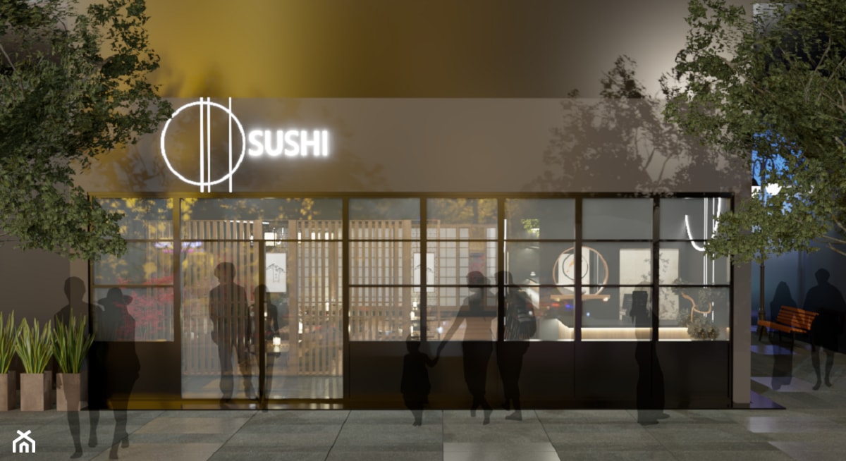 Restauracja sushi - Wnętrza publiczne - zdjęcie od Kliminowska Design - Homebook