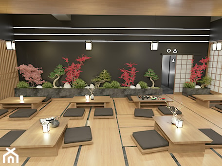 Aranżacje wnętrz - Wnętrza publiczne: Restauracja sushi - Wnętrza publiczne - Kliminowska Design. Przeglądaj, dodawaj i zapisuj najlepsze zdjęcia, pomysły i inspiracje designerskie. W bazie mamy już prawie milion fotografii!