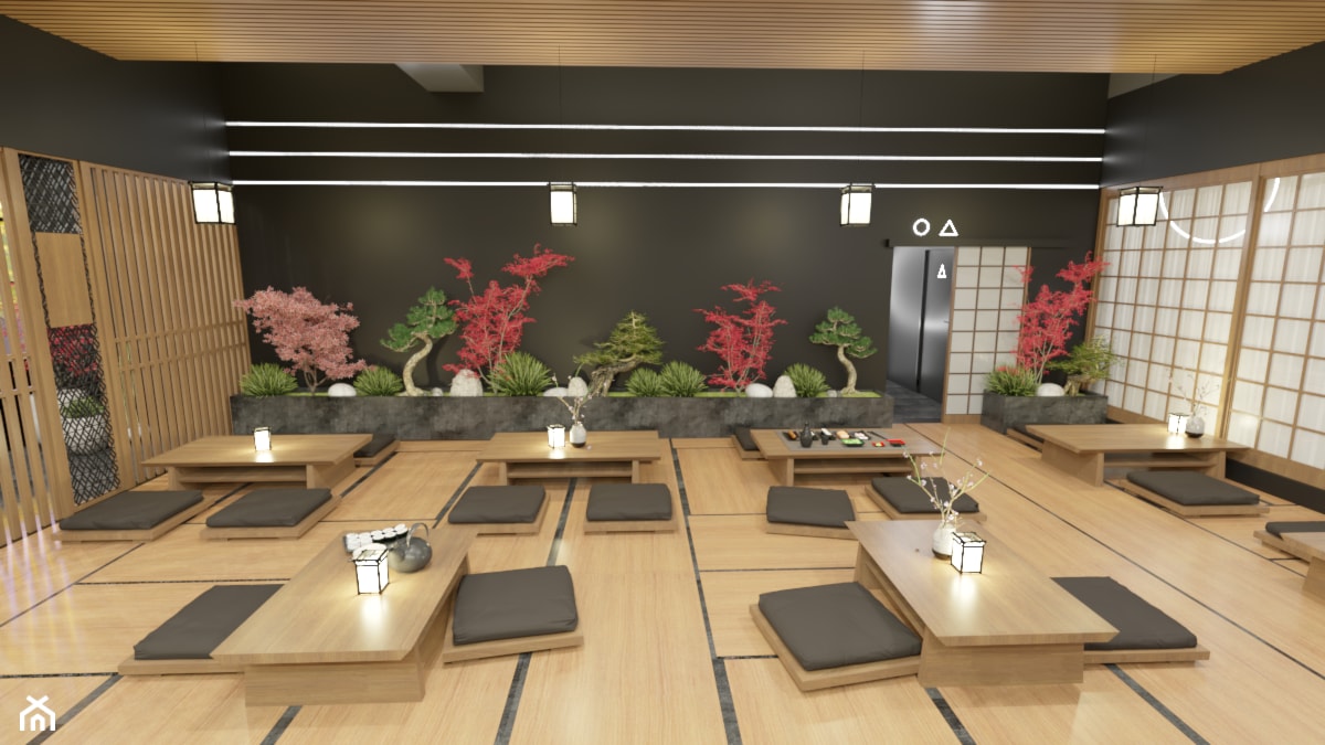 Restauracja sushi - Wnętrza publiczne - zdjęcie od Kliminowska Design - Homebook