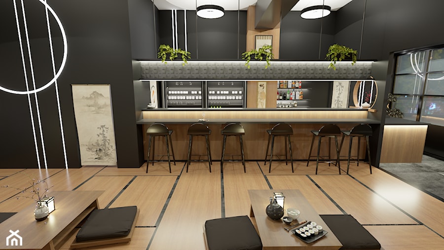 Restauracja sushi - Wnętrza publiczne - zdjęcie od Kliminowska Design