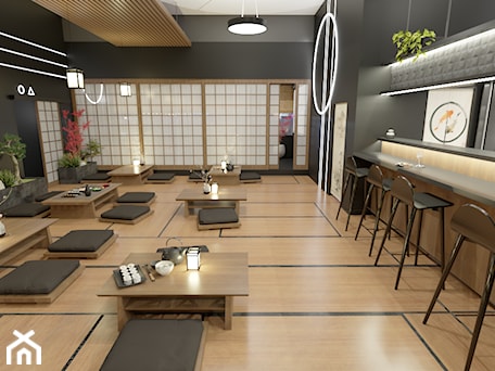 Aranżacje wnętrz - Wnętrza publiczne: Restauracja sushi - Wnętrza publiczne - Kliminowska Design. Przeglądaj, dodawaj i zapisuj najlepsze zdjęcia, pomysły i inspiracje designerskie. W bazie mamy już prawie milion fotografii!