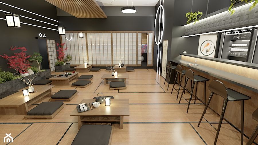 Restauracja sushi - Wnętrza publiczne - zdjęcie od Kliminowska Design